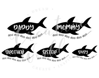 Download Baby Shark Svg Black And White