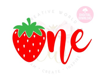 Download Strawberry One Svg Etsy