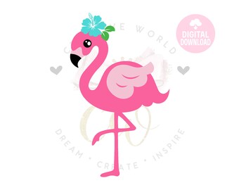 Download Cute Flamingo Svg Etsy