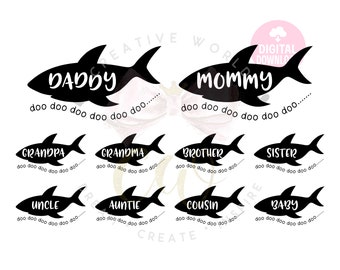 Free Free 233 Mommy Shark Svg Free SVG PNG EPS DXF File