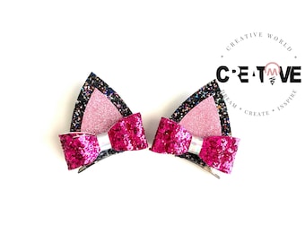Download Cat Ear Hair Bow Etsy Yellowimages Mockups