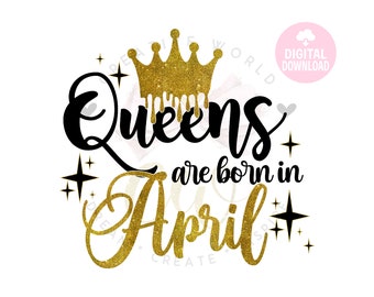 Download April Queen Svg Etsy