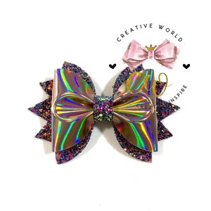 Classic Pinch Hair Bow Digital Template | Hair Bow Template | Hair Bow SVG | PDF | DXF | Instant Download | CWC045