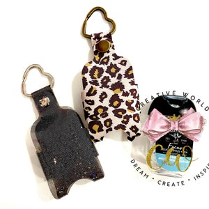 Hand Sani Holder Template | no sew template | keychain template | Keychain template | CW027