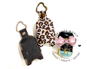 Hand Sani Holder Template | no sew template | keychain template | Keychain template | CW027