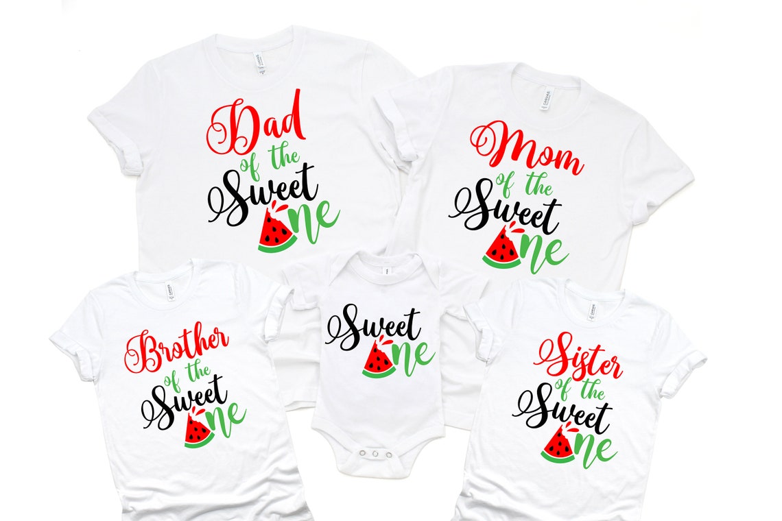 Bundle of 6 Sweet One Watermelon Birthday svg Watermelon ...