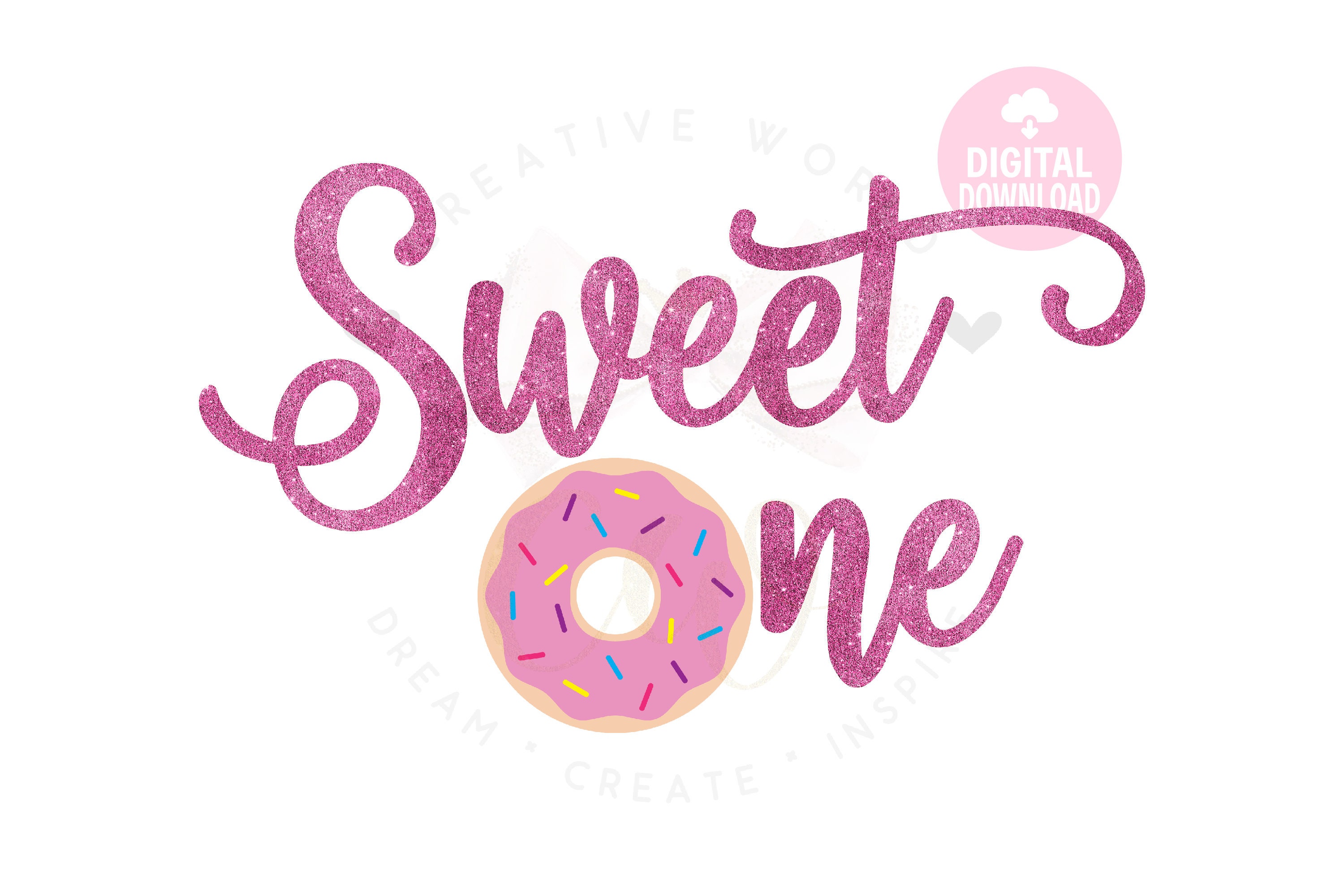 Download Sweet One Svg Sweet One Donut Birthday Svg First Etsy