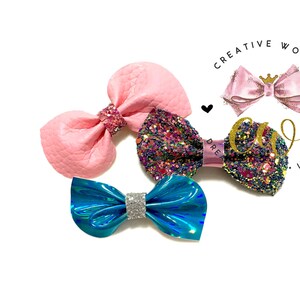 Adorable Pinch Bow Digital Template | Pinch Bow Template | Hair Bow SVG | PDF | DXF | CWC064