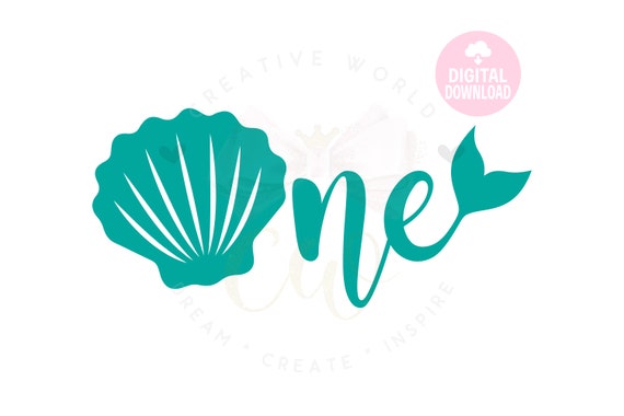 Download My 1st Birthday Mermaid Svg Mermaid Svg Mermaid One Etsy