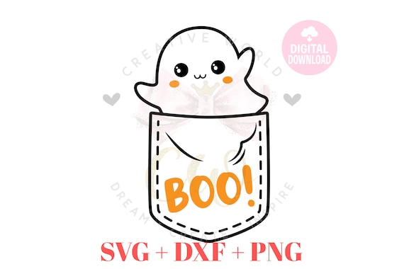 Cute Ghost Svg Halloween Ghost Ghost Boo Svg Funny Cute - Etsy