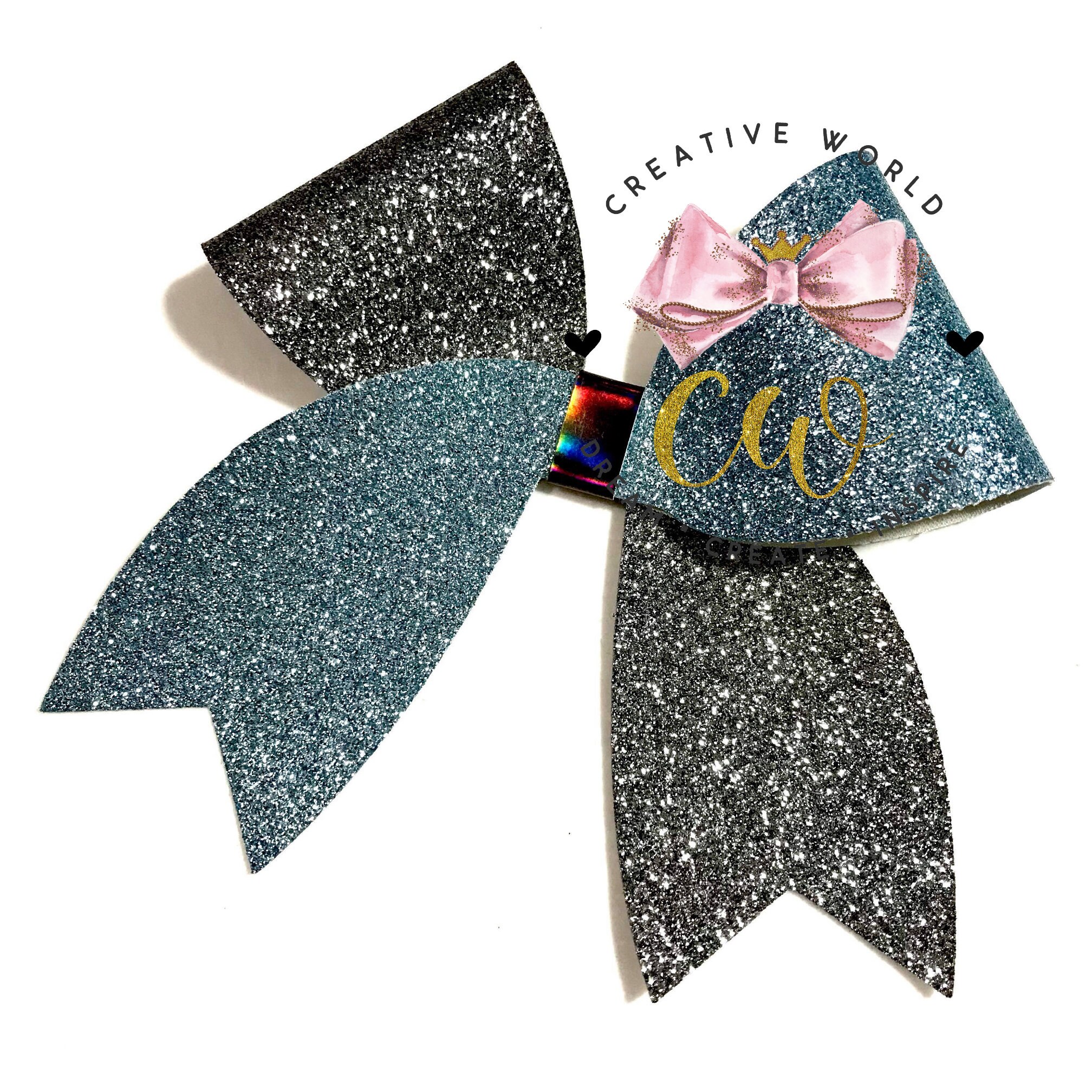 Cheer Bow Digital Template | Pinch Bow Template | Hair Bow SVG | PDF ...