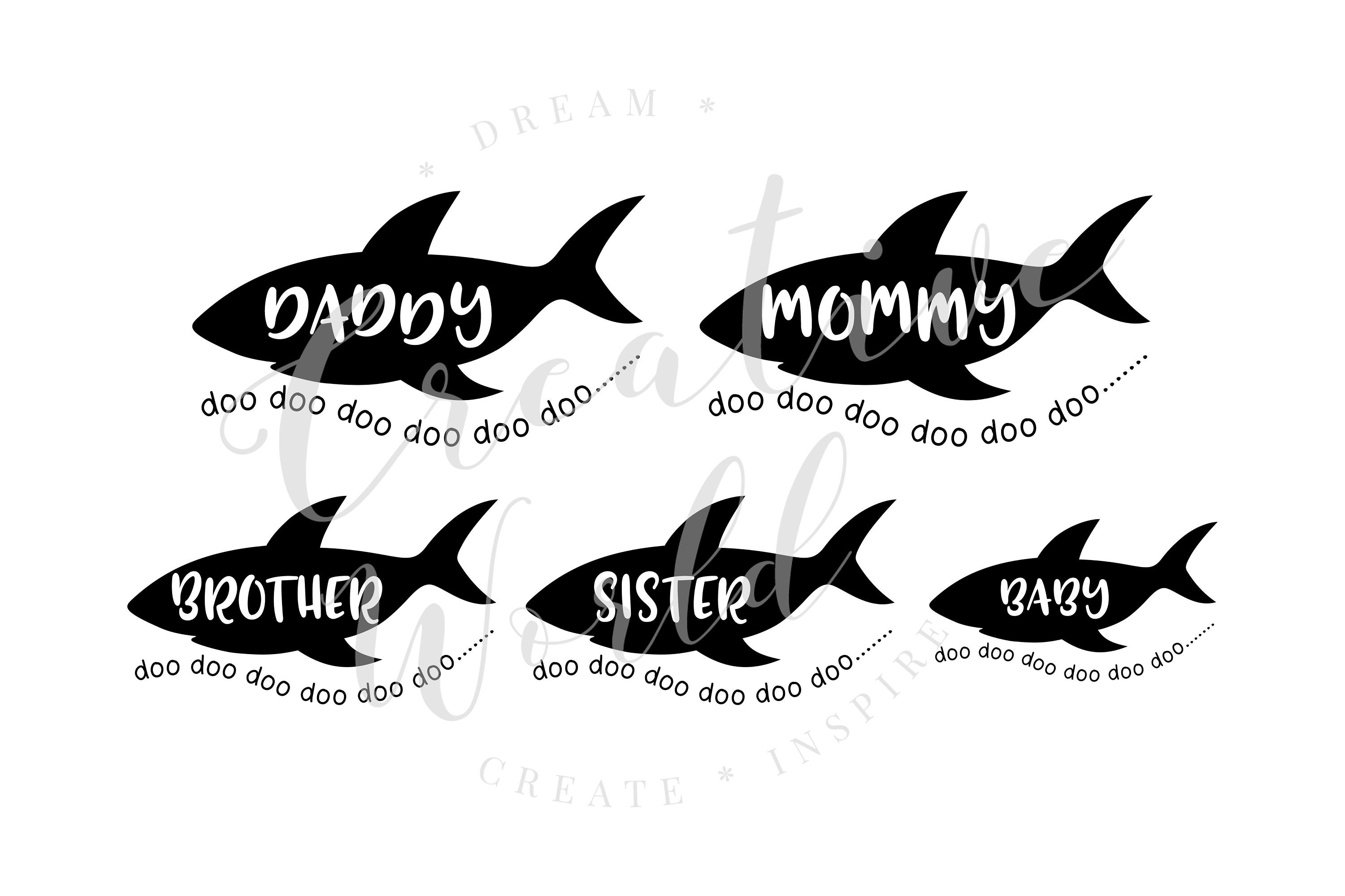 Download Shark Svg Shark Shark Family Shark Family Svg Mommy Etsy PSD Mockup Templates