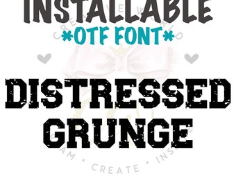 Fuente Distressed Sports / Fuente Grunge Sports / Fuente Distressed OTF / Fuente instalable / Fuente Grunge / Instalable