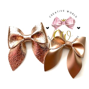 New Classic Pinch Bow Digital Template | Pinch Bow Template | Hair Bow SVG | PDF | DXF | Instant Download | CWC011