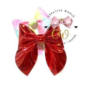 Classic Pinch Bow Digital Template | Pinch Bow Template | Hair Bow SVG | PDF | DXF | Instant Download | CWC113