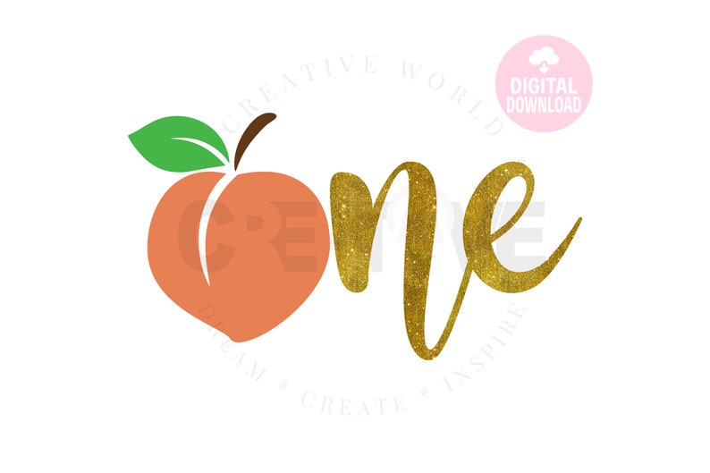 Download Peach One Birthday svg Peach One svg Peach One 1st | Etsy