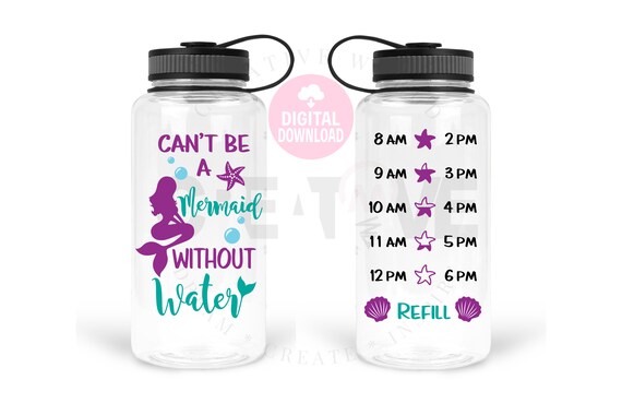 Free Free 153 Mermaid Water Bottle Svg SVG PNG EPS DXF File