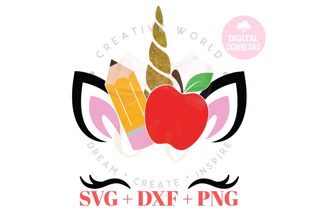 Unicorn School SVG Unicorn SVG Unicorn School School Etsy