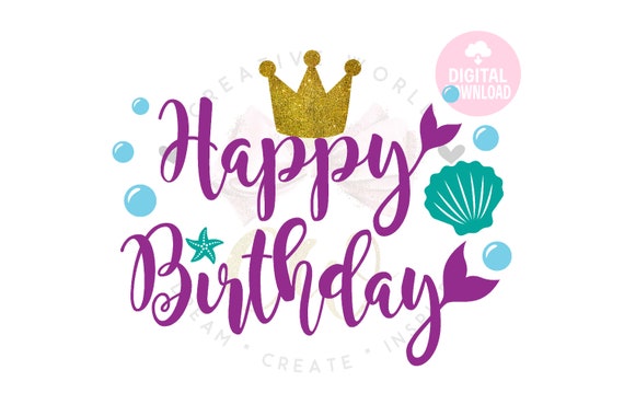 Free Free 191 Mermaid 1St Birthday Svg SVG PNG EPS DXF File