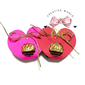 Valentine&#39;s Day Chocolate Holder Template | Valentine Heart Chocolate svg | Valentine svg | 2 Designs | Chocolate Holder | Instant Download