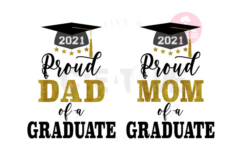 Download Proud of a 2021 Graduate Big Bundle Set of 25 Family ...