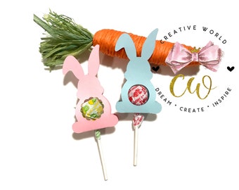 Easter Lollipop Holder Template | Easter Lollipop  svg | Easter svg | 2 Designs | Lollipop Holder | Instant Download