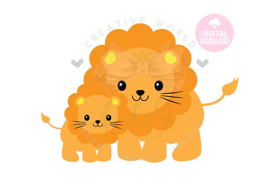 Download Lion Lion Svg Baby Lion Svg Cute Lion Svg Lion And Etsy