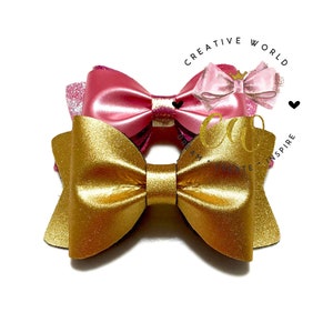 2 in 1 Trendy Pinch Bow Digital Template | Pinch Bow Template | Hair ...