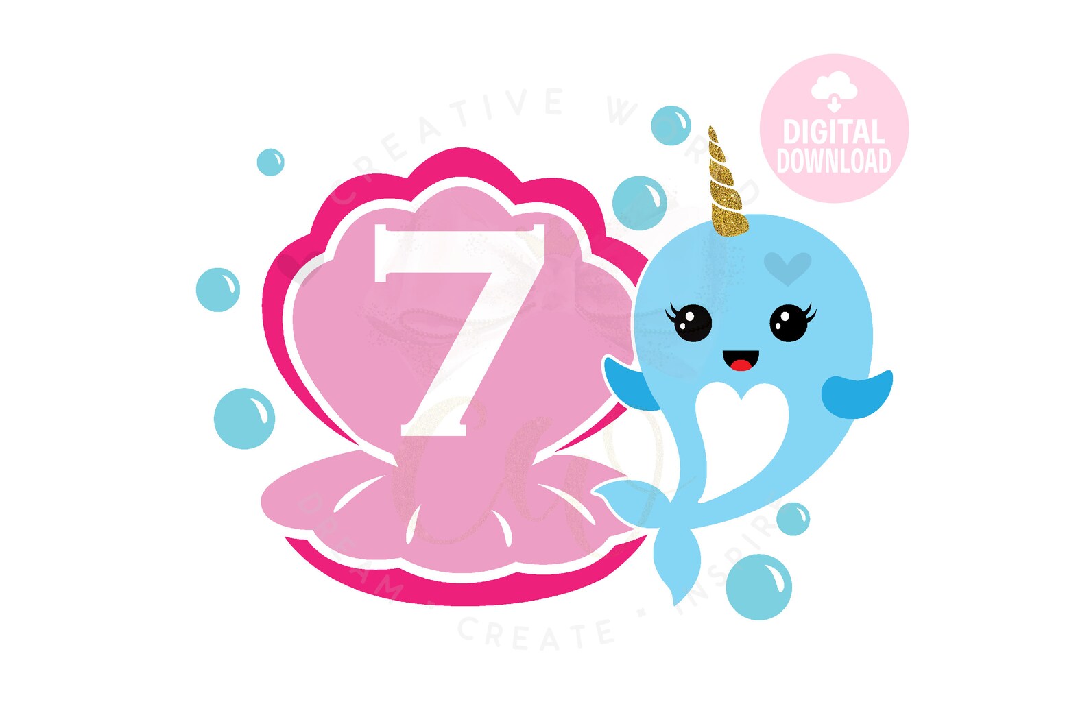 Free Free Narwhal Birthday Svg 816 SVG PNG EPS DXF File