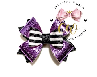 New Delicacy Hair Bow Digital Template | Hair Bow Template | Hair Bow SVG | PDF | DXF | Instant Download | CWC140