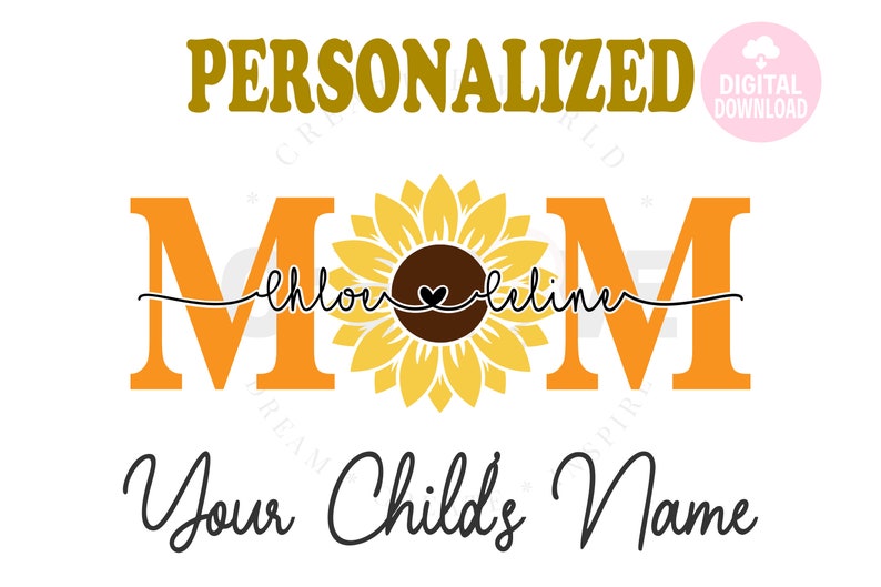 Download Personalized Custom Made svg Mothers Day SVG Mom svg | Etsy