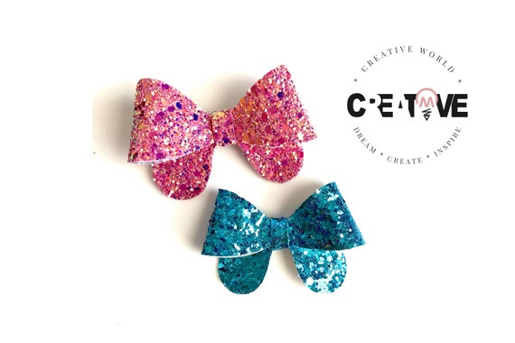 Cute Classic Hair Bow Digital Template Hair Bow Template | Etsy