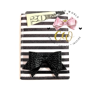 Card Wallet Bogen Digitale Vorlage | Brieftasche Vorlage | Kleines Kartenetui SVG | Unisex 2 Layer Kartenetui | PDF | Sofort Download | KW004
