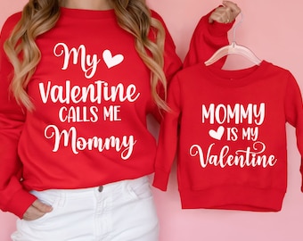 Mommy is my Valentine svg | My Valentine calls me Mommy | Valentine's Day svg | Valentine svg | Instant Download