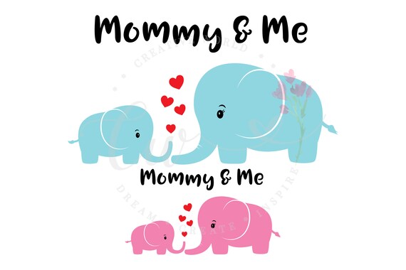 Download Clip Art Mommy And Me Svg Mom And Me Svg Mommy And Daughter Shirt Set Baby Elephant Svg Family Elephant Svg Elephant Svg Matching Shirt Art Collectibles