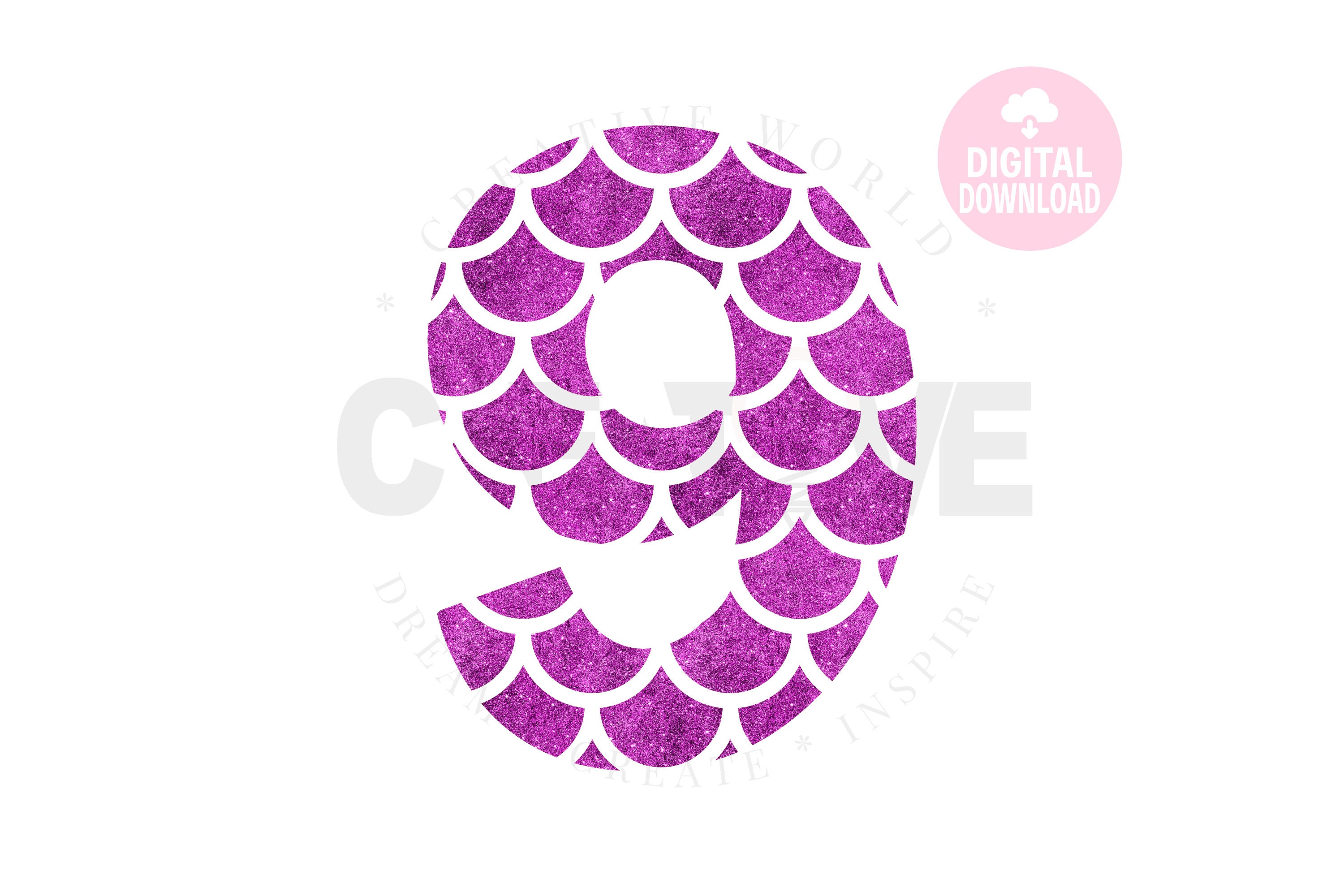 Download My 9th Birthday Mermaid SVG Mermaid SVG Mermaid Birthday ...