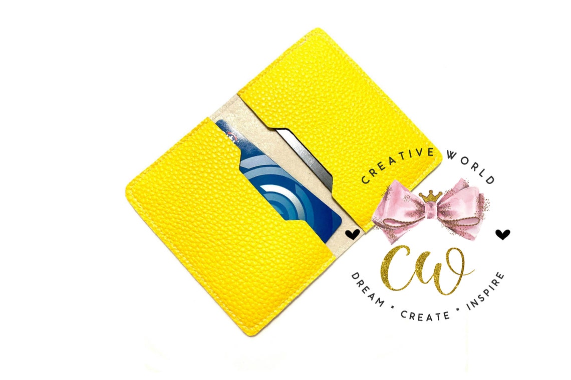 Card Wallet Digital Template Wallet Template Small Card Etsy