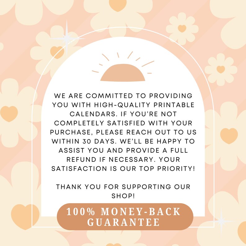 Minimalist 2025 Calendar Letter and A4 Size Yearly Calendar 2025 Monday