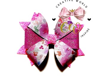 New Delicacy Hair Bow Digital Template | Hair Bow Template | Hair Bow SVG | PDF | DXF | Instant Download | CWC171