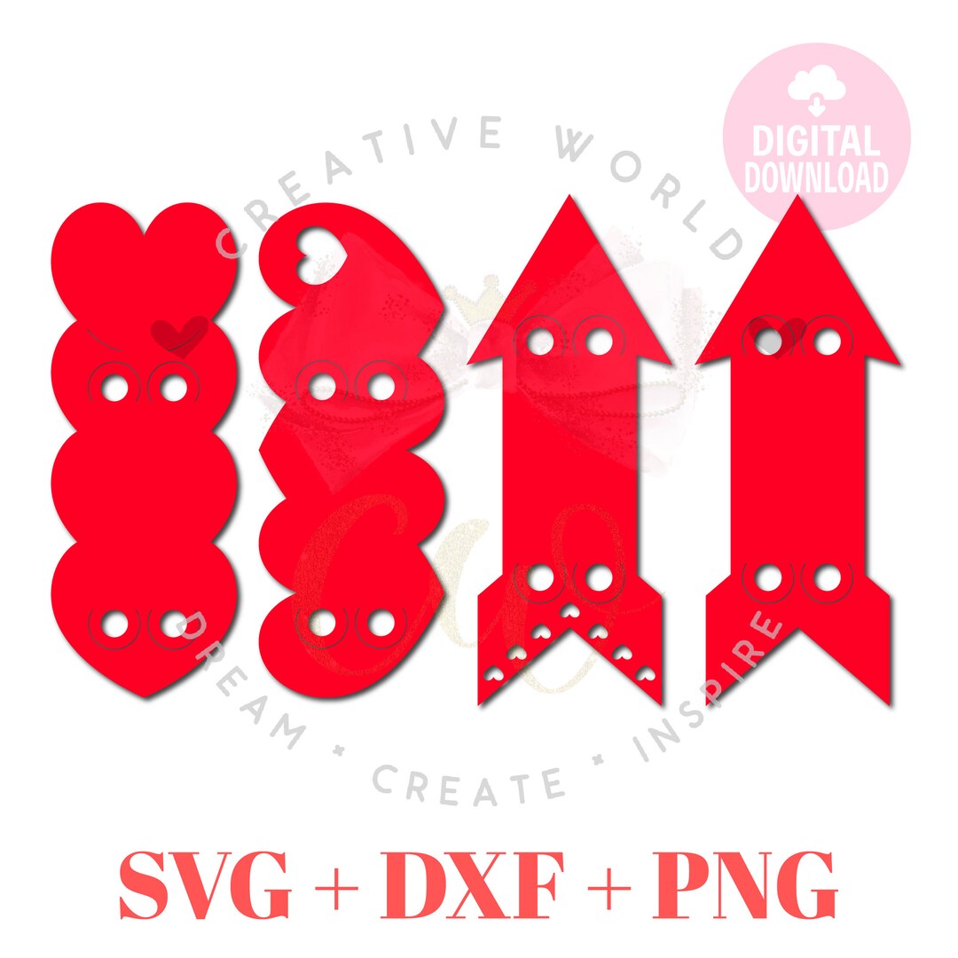 Valentine Crayon Holder Template Svg Valentine Small Gift Template Svg