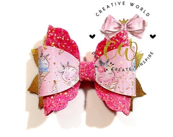 New Delicacy Hair Bow Digital Template | Hair Bow Template | Hair Bow SVG | PDF | DXF | Instant Download | CWC141