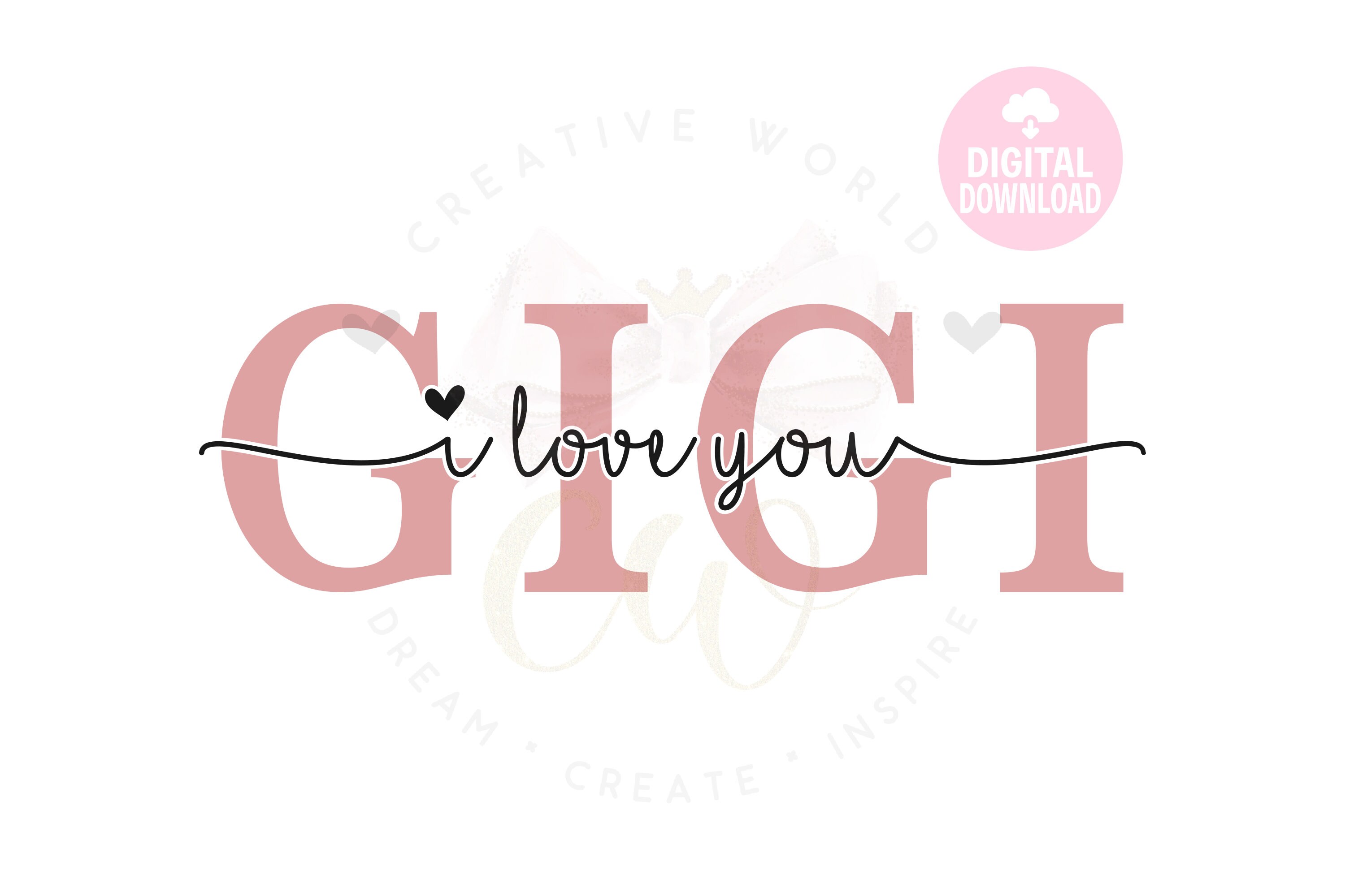 Free Free Gigi Loves Me Svg 360 SVG PNG EPS DXF File