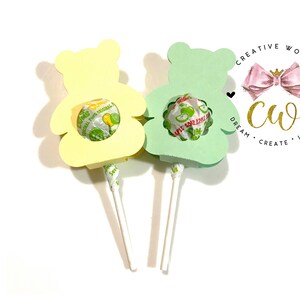 Bear Lollipop Holder Template | Teddy Bear Lollipop Svg | Teddy Bear ...