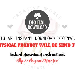 Puede incluir: Un gr&aacute;fico de descarga digital con un icono de nube y flecha, el texto "DESCARGA DIGITAL", y el texto "ESTO ES UNA DESCARGA DIGITAL INSTANT&Aacute;NEA (NO SE ENVIAR&Aacute; NING&Uacute;N PRODUCTO F&Iacute;SICO)". El gr&aacute;fico est&aacute; rodeado de un fondo de acuarela rosa y blanco con corazones.