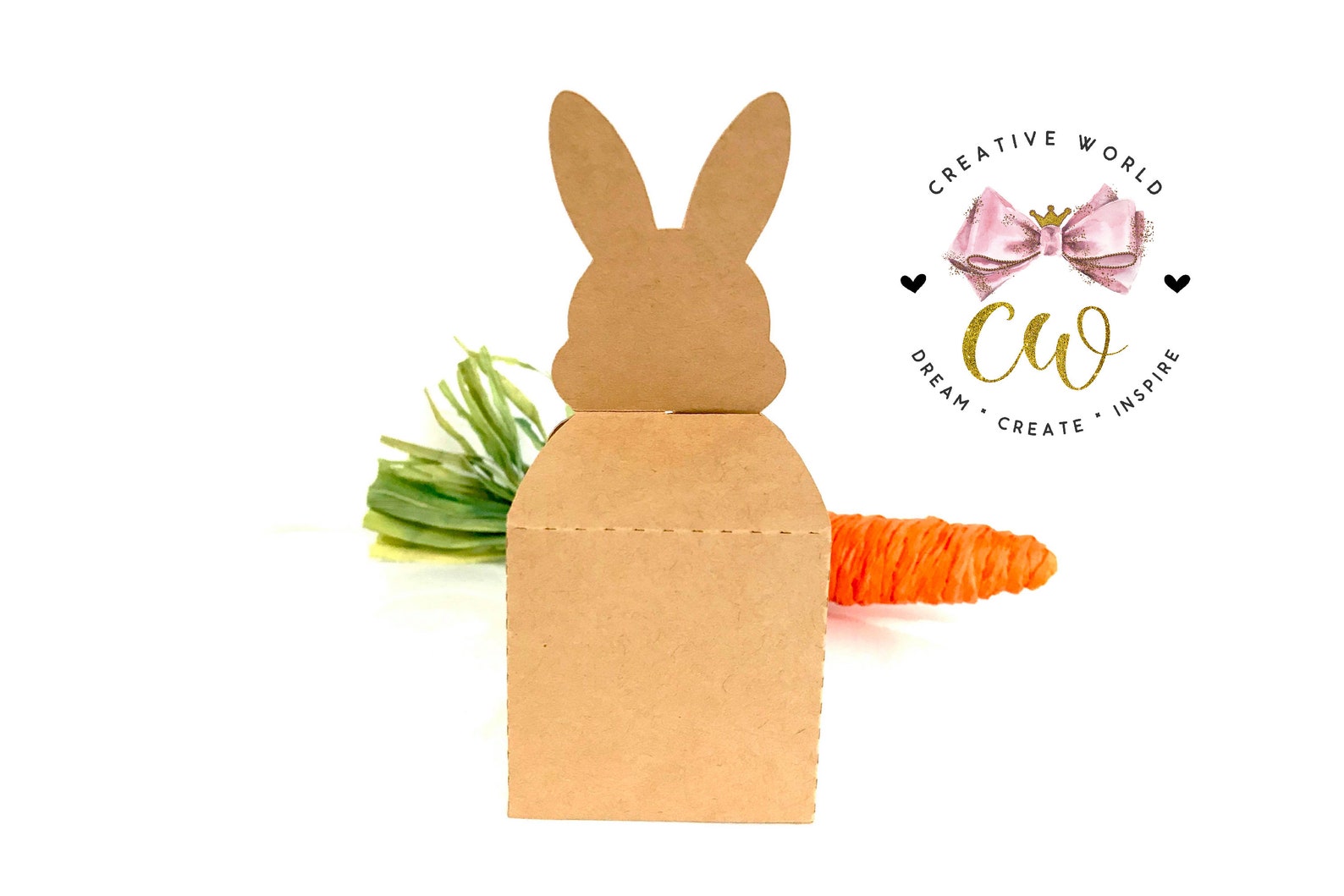 Easter Bunny Candy Box Template Easter Bunny Favor Box svg | Etsy