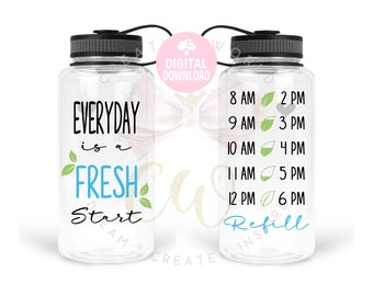 Stay Hydrated - Water Bottle Tracker SVG