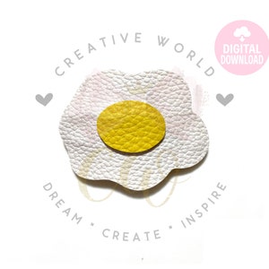 Cute Egg Snap Clip svg | Snap Clip Digital Template | Egg Snap Clip | SVG | PDF | DXF | SC010
