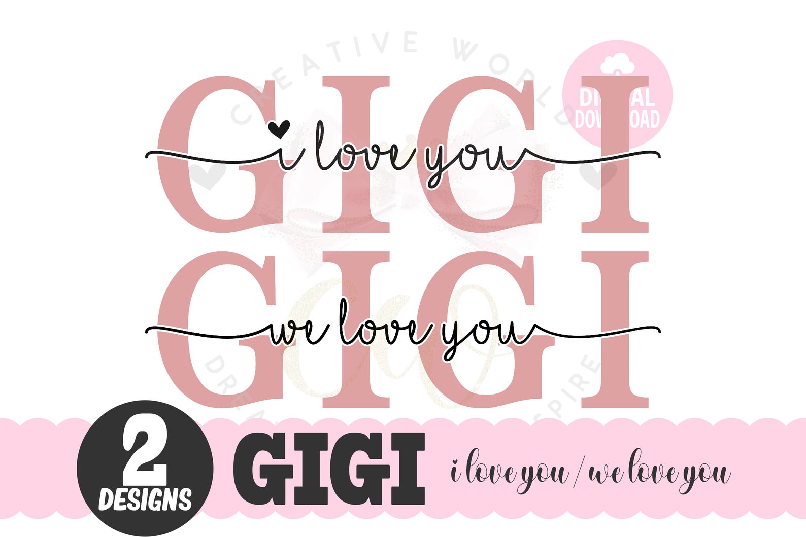 Free Free Gigi Loves Me Svg 360 SVG PNG EPS DXF File