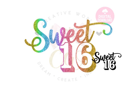 Free Free 339 Sweet 16 Birthday Svg SVG PNG EPS DXF File