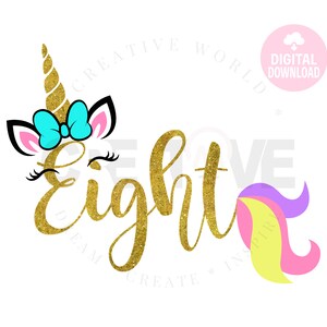 My Birthday Unicorn SVG Bundle Unicorn SVG Bundle Unicorn | Etsy
